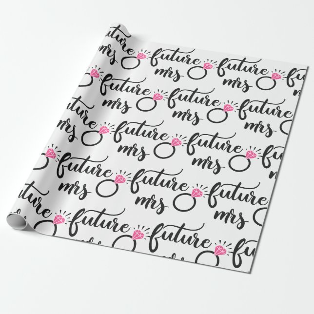 Papier Cadeau Futur Mme Bide sera Mariage, Fête des mariées Cade (Déroulé)