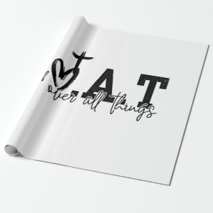 Papier Cadeau G.O.A.T Dieu sur toutes les choses Christian Jésus