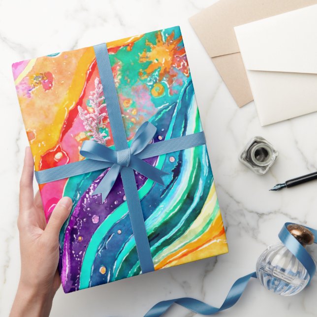 PAPIER CADEAU GALAXIE | ESPACE EXTÉRIEUR (Cadeaux)