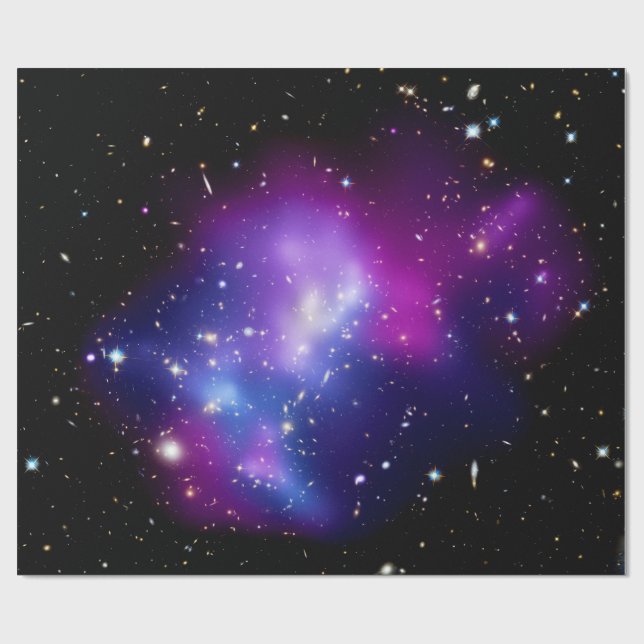 Papier Cadeau Galaxy Cluster MACS J0717 Photo spatiale (Plat)