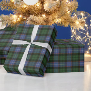 Papier Cadeau Galbraith Ancien Tartan écossais