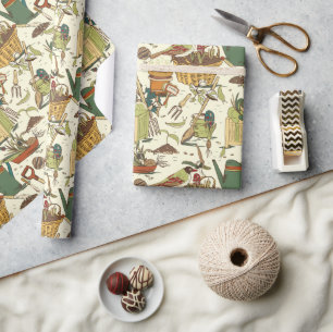 Papier Cadeau Gardener vintage
