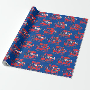 Papier Cadeau Garder l'Amérique grand Trump 2020