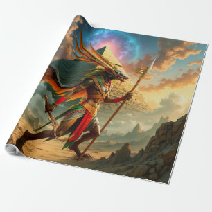 Papier Cadeau Gardien de la Porte Céleste – Anubis