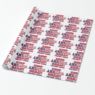 Papier Cadeau Gardons l'Amérique Grande Encore Trump 2020