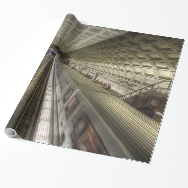 Papier Cadeau Gare de Washington DC (Déroulé)