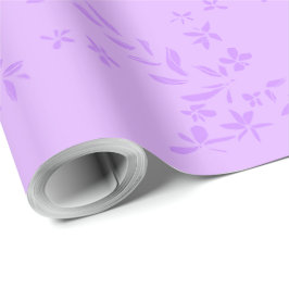 Papier Cadeau Garlands Lilac