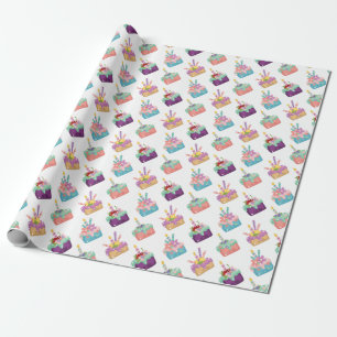 Papier Cadeau Gâteaux de célébration
