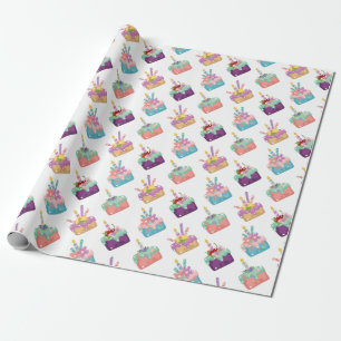 Papier Cadeau Gâteaux de célébration