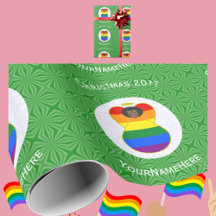 Gay pride Ange Africain Noël Drapeau Personnaliser