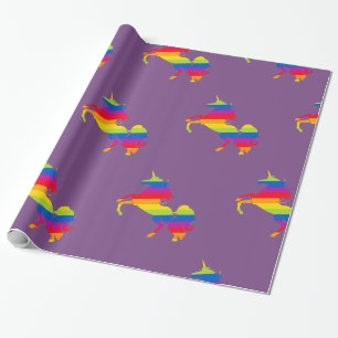 Papier Cadeau Gay Unicorn