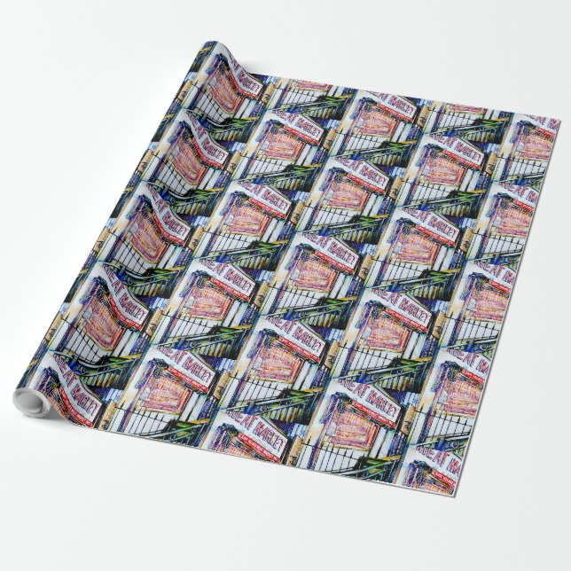 Papier Cadeau Gaye Elise Beda, élégant, artistique, tendance, Me (Déroulé)