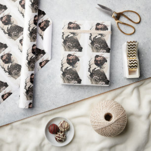 Papier Cadeau Geisha japonaise
