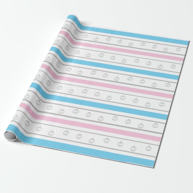 Papier Cadeau Genre révélateur pour les vacances (Déroulé)