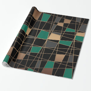 Papier Cadeau Géométrique, abstraite