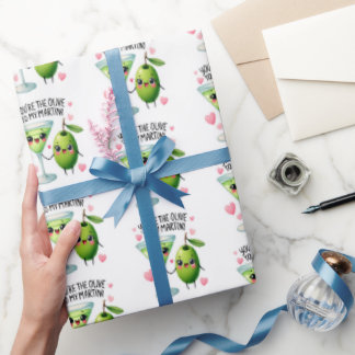 Papier Cadeau Gin to My Tonic Love Gift Wrapping Paper