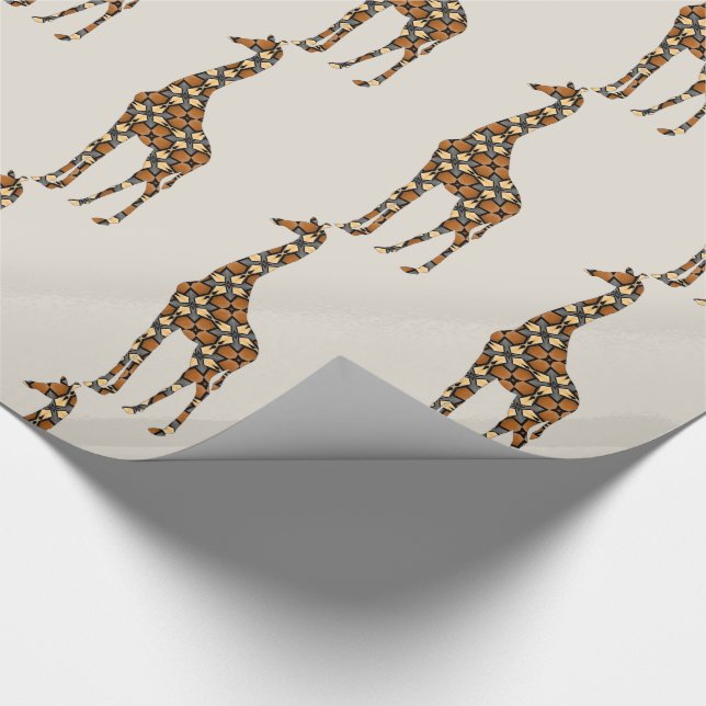 Papier Cadeau Giraffe (Coin)