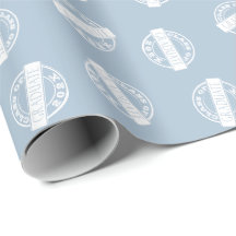 Girly Dusty Blue Grad Classe Année