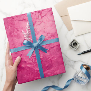 Papier Cadeau Girly Glam Chic Anniversaire Rose