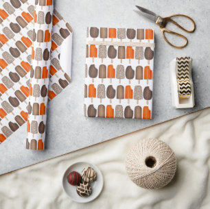 Papier Cadeau Glace Pops Bars Popsicle Creamsicle Fudge