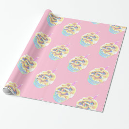 Papier Cadeau Glam Cupcake