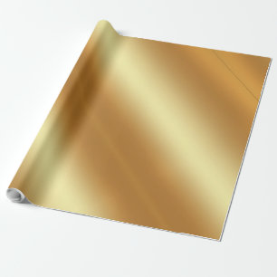 Papier Cadeau Glam Faux Or Modèle Brillant Extra Large Cadeau