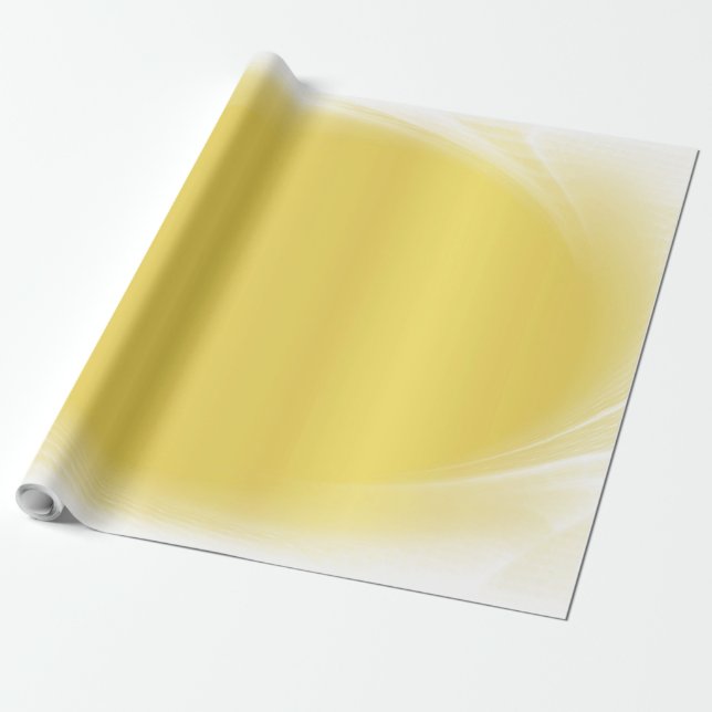 Papier Cadeau Glamour or look lumière ombre élégant tendance (Déroulé)
