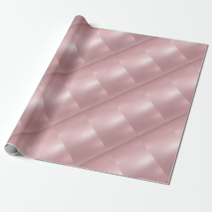 Papier Cadeau Glamour rose Or Elégant Revêtement Métallurgique M