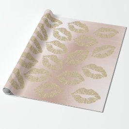 Papier Cadeau Glass Kiss Lièvres de maquillage Blush Champagne G