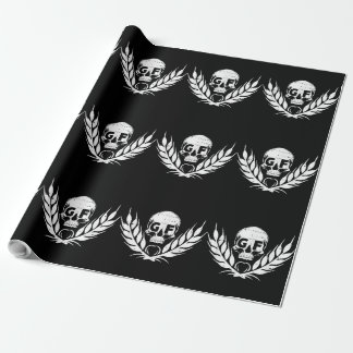 Papier Cadeau Gluten Cool libre crâne guerrier cadeau