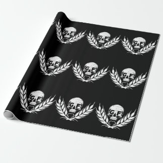 Papier Cadeau Gluten Cool libre crâne guerrier cadeau