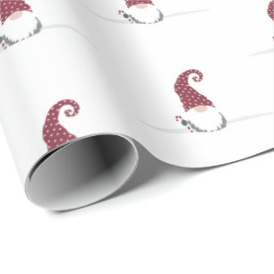 Papier Cadeau Gnome for the Holidays Design scandinave