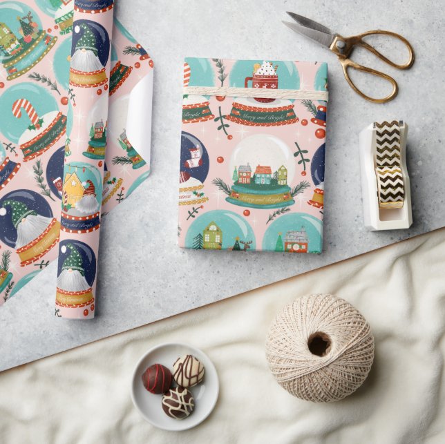 Papier Cadeau Gnome//Gnome//Gingerbread House// (Artisanat)