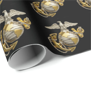 Papier Cadeau Gold EGA - US Marine Corps