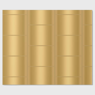 PAPIER CADEAU GOLD METALLIC ÉLÉGANT ANNIVERSAIRE MARIAGE WRAP