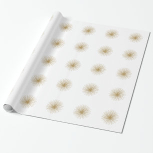 Papier Cadeau Gold Spoutnik Starburst