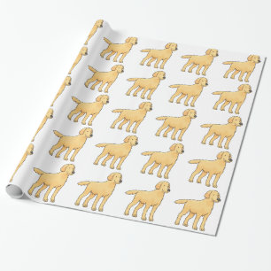 Papier Cadeau Golden Retriever Chien