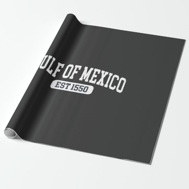 Papier Cadeau Golfe du Mexique depuis 1550 Humour américain (Déroulé)