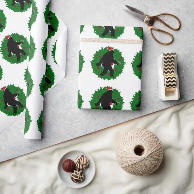 Papier Cadeau Gone Christmas Squatchine (Artisanat)