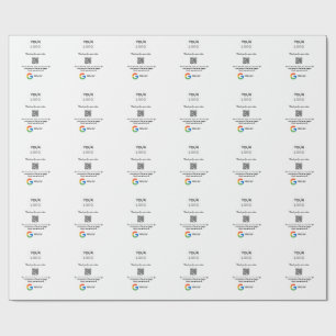 Papier Cadeau Google examen logo de l'entreprise Analyser QR exa