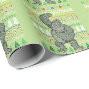 Papier Cadeau Gorilla Ugly Sweat Christmas Sweat Wildlife Series