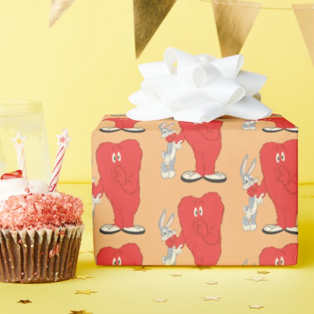 Papier Cadeau Gossamer Holding BUGS BUNNY™ (Fête d'anniversaire)