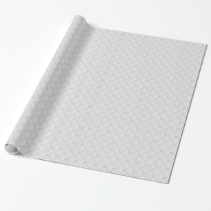 Papier Cadeau Goujon blanc de perle piqué