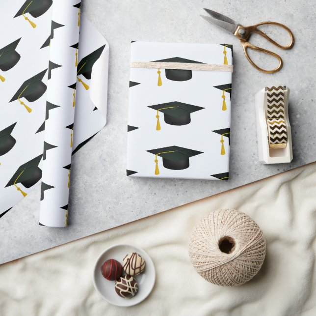 Papier Cadeau Grad Casquette et Tassel Graduation (Artisanat)