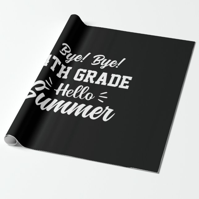 Papier Cadeau Graduation Art | 4th Grade Hello Summer (Déroulé)