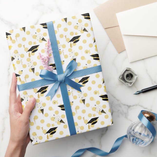 Papier Cadeau Graduation Confetti Magic (Cadeaux)