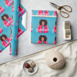 Papier Cadeau Graduation de la photo de script moderne