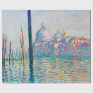 Papier Cadeau Grand Canal Monet Venise Italie Peinture Classique