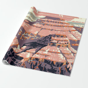 Papier Cadeau Grand Canyon Western Graphic Art American