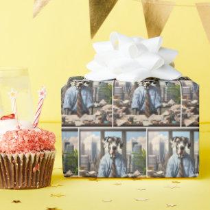 Papier Cadeau Grand Dane Entreprise